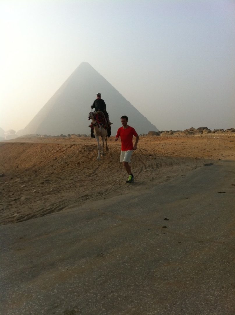 Andrew Murray bei seinem Lauf in Kairo