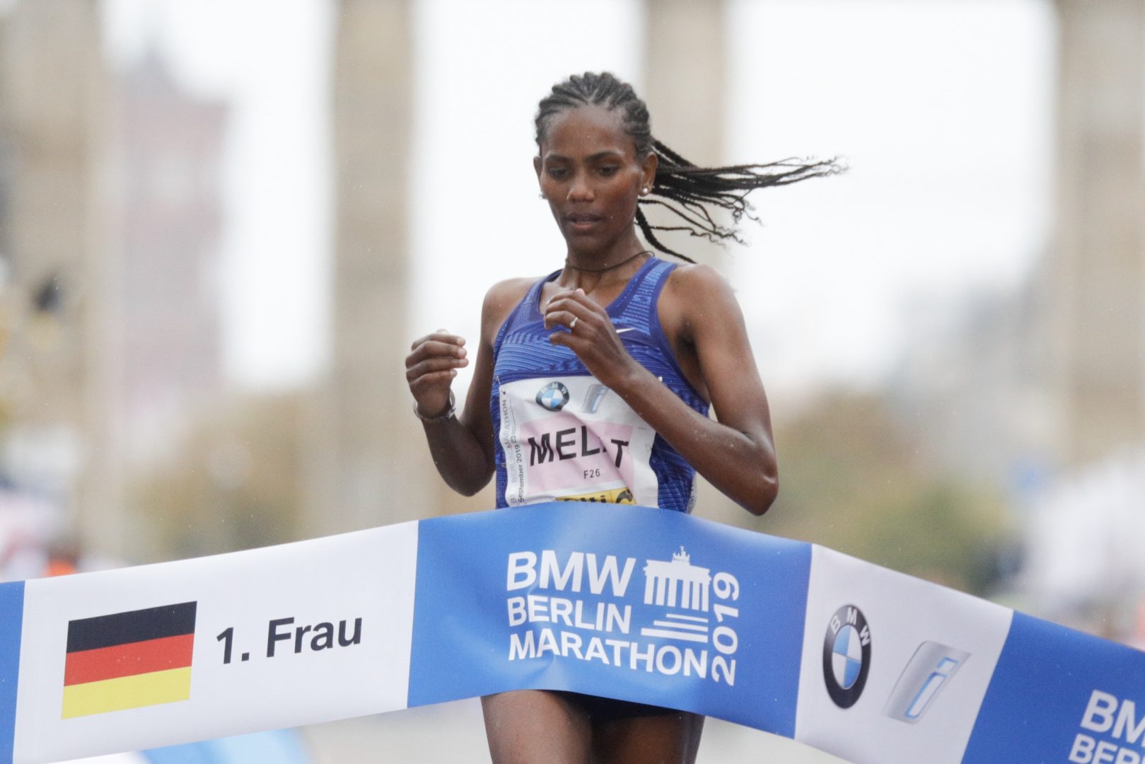 Melat Yisak Kejeta beim Berlin Marathon 2019 © SCC EVENTS / Norbert Wilhelmi