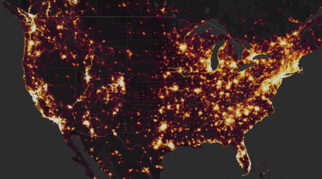 Bei Strava gibt es außerdem Heatmaps