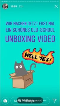 Screenshot der Instagramstory 
